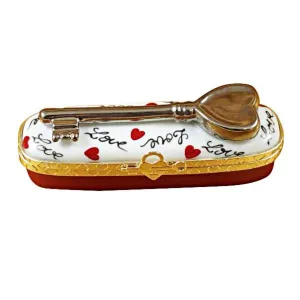 Key to My Heart Limoges Collectible Boxes Rare Find
