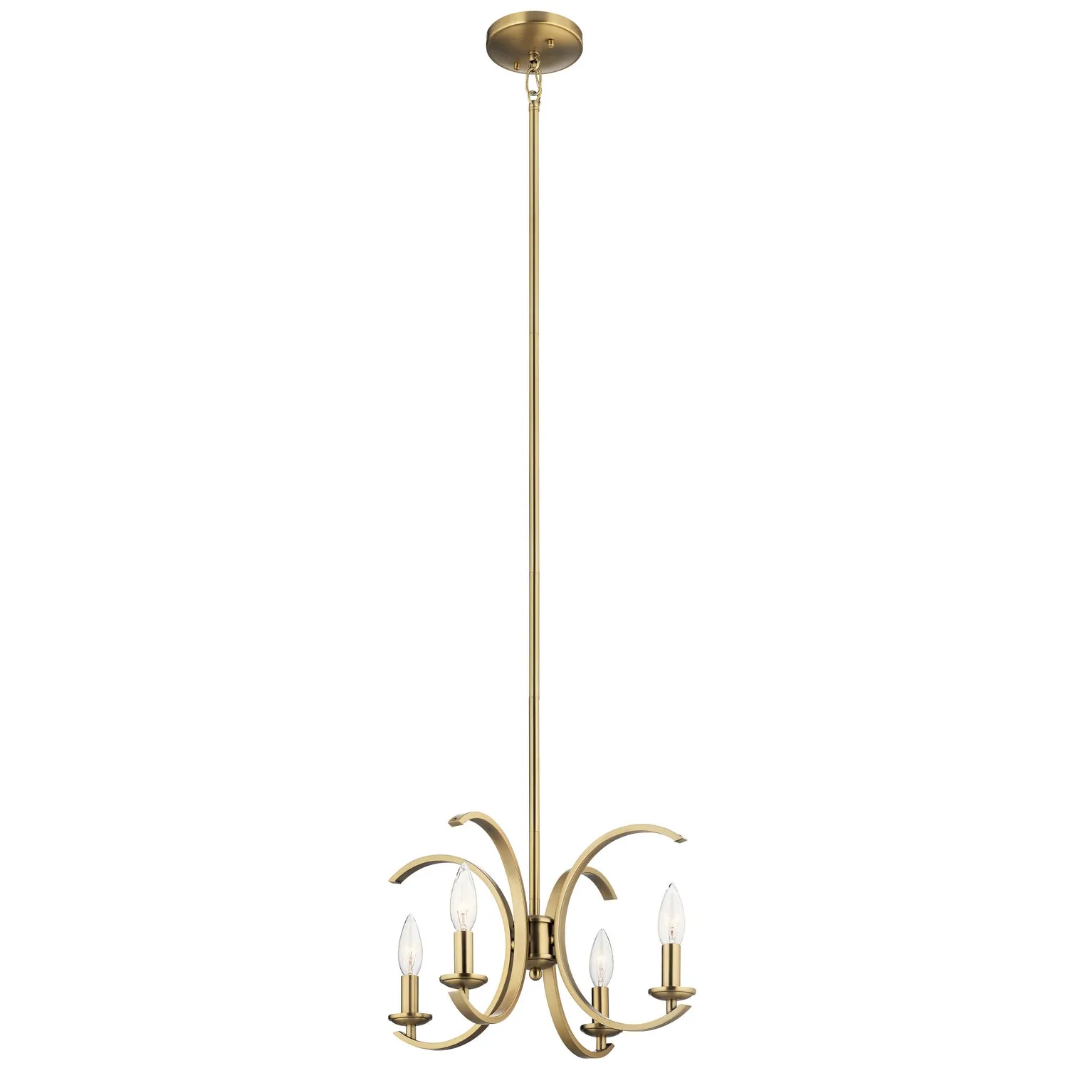 Kichler Four Light Pendant/Semi Flush Mount Flush Mount Lights outlet