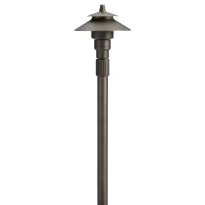 Kichler One Light Adjust Height Path Outdoor Landscape Lighting