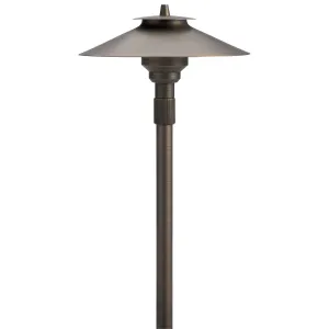 Kichler One Light Adjust Height Path Outdoor Landscape Lighting