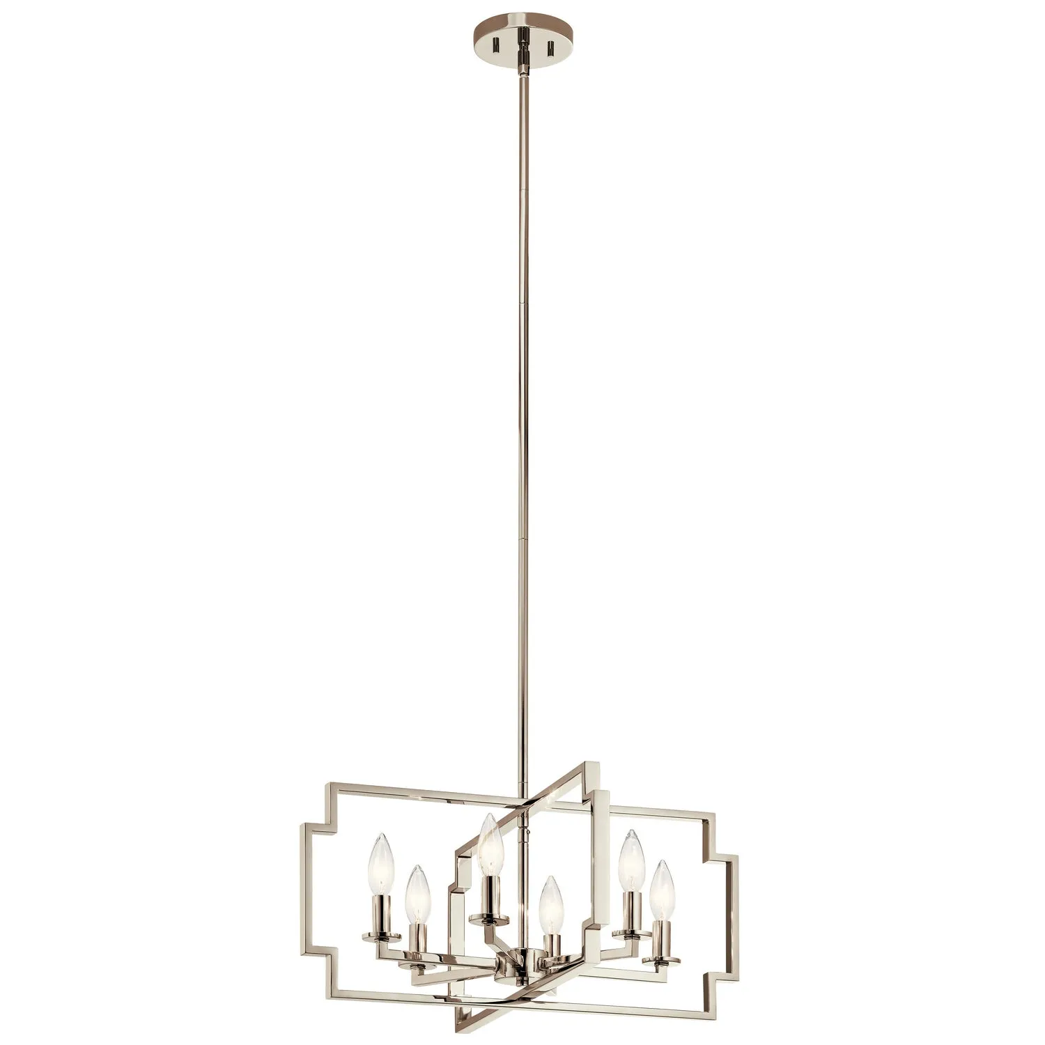 Kichler Six Light Chandelier/Semi Flush Mount Flush Mount Lights outlet