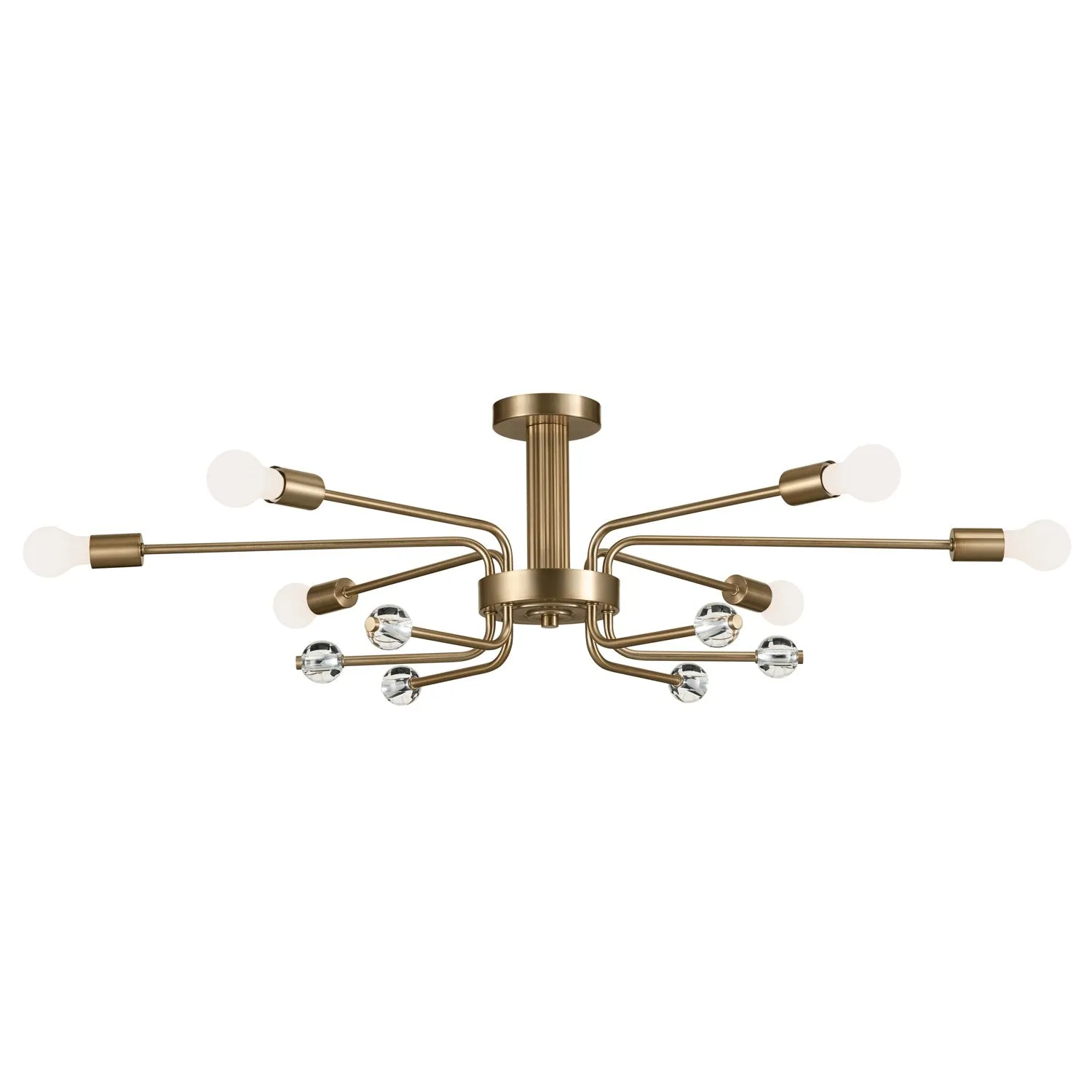 Kichler Six Light Semi Flush Mount