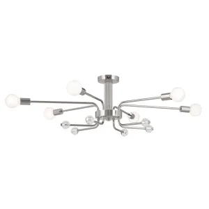 Kichler Six Light Semi Flush Mount Flush Mount Lights outlet