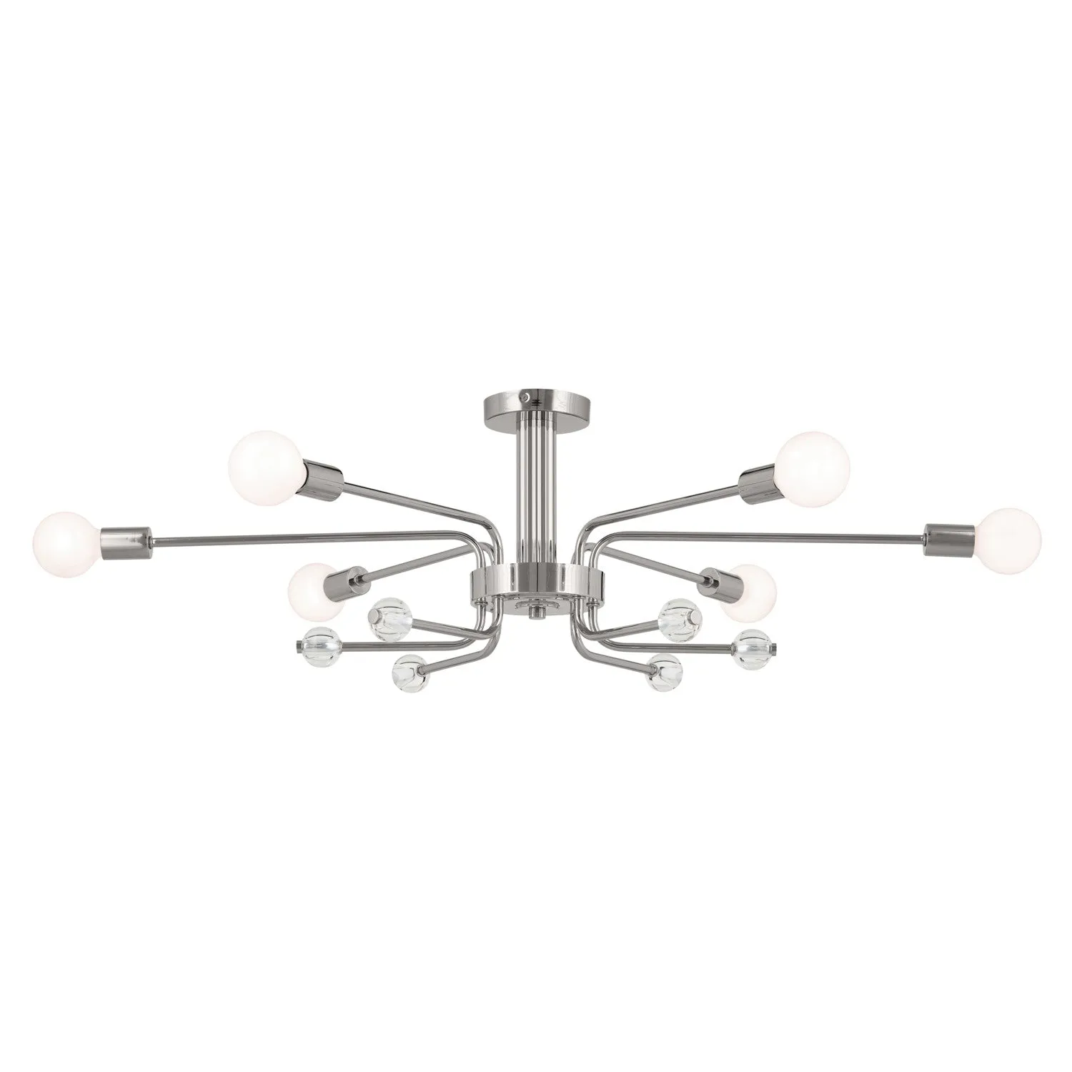 Kichler Six Light Semi Flush Mount
