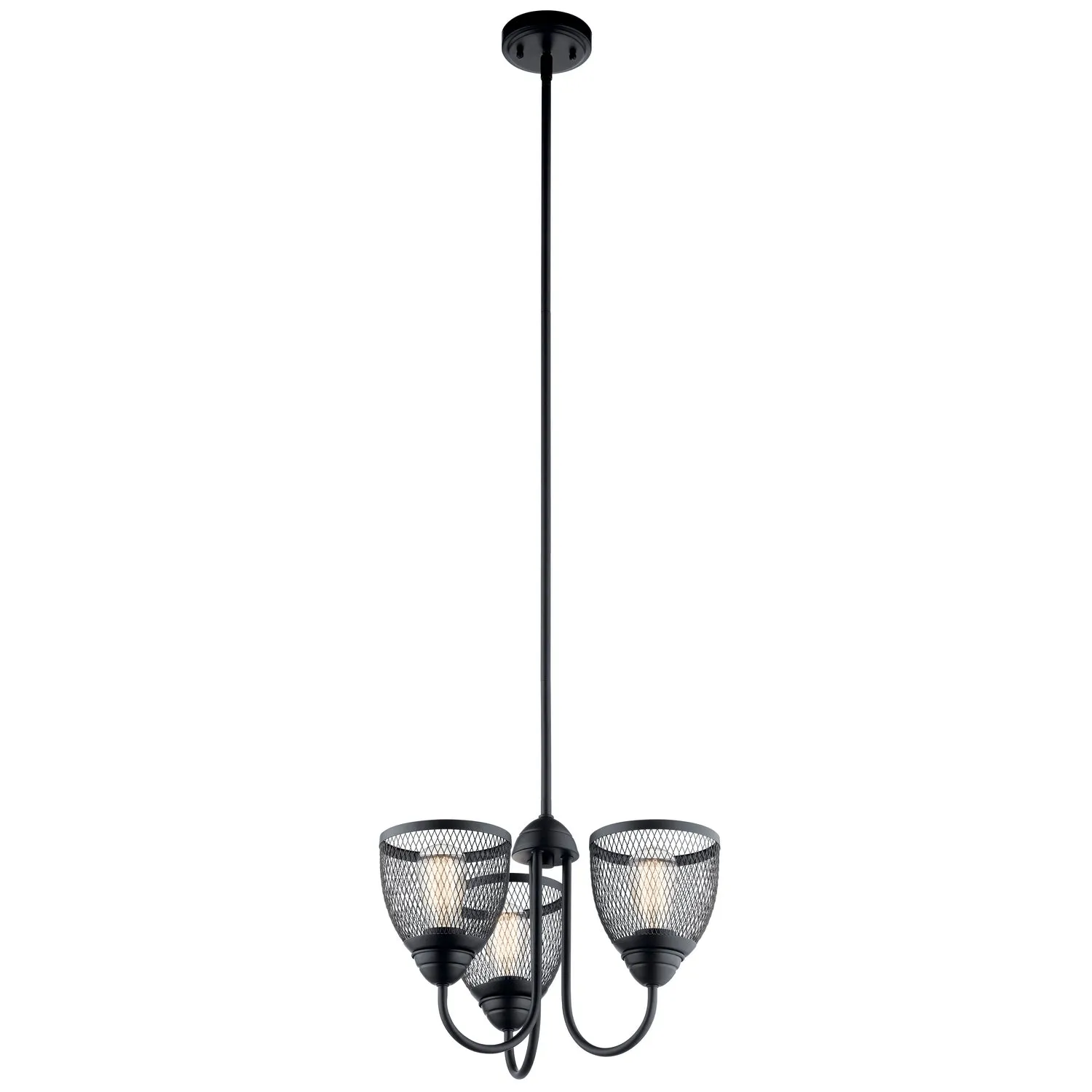 Kichler Three Light Chandelier/Semi Flush Mount Flush Mount Lights outlet