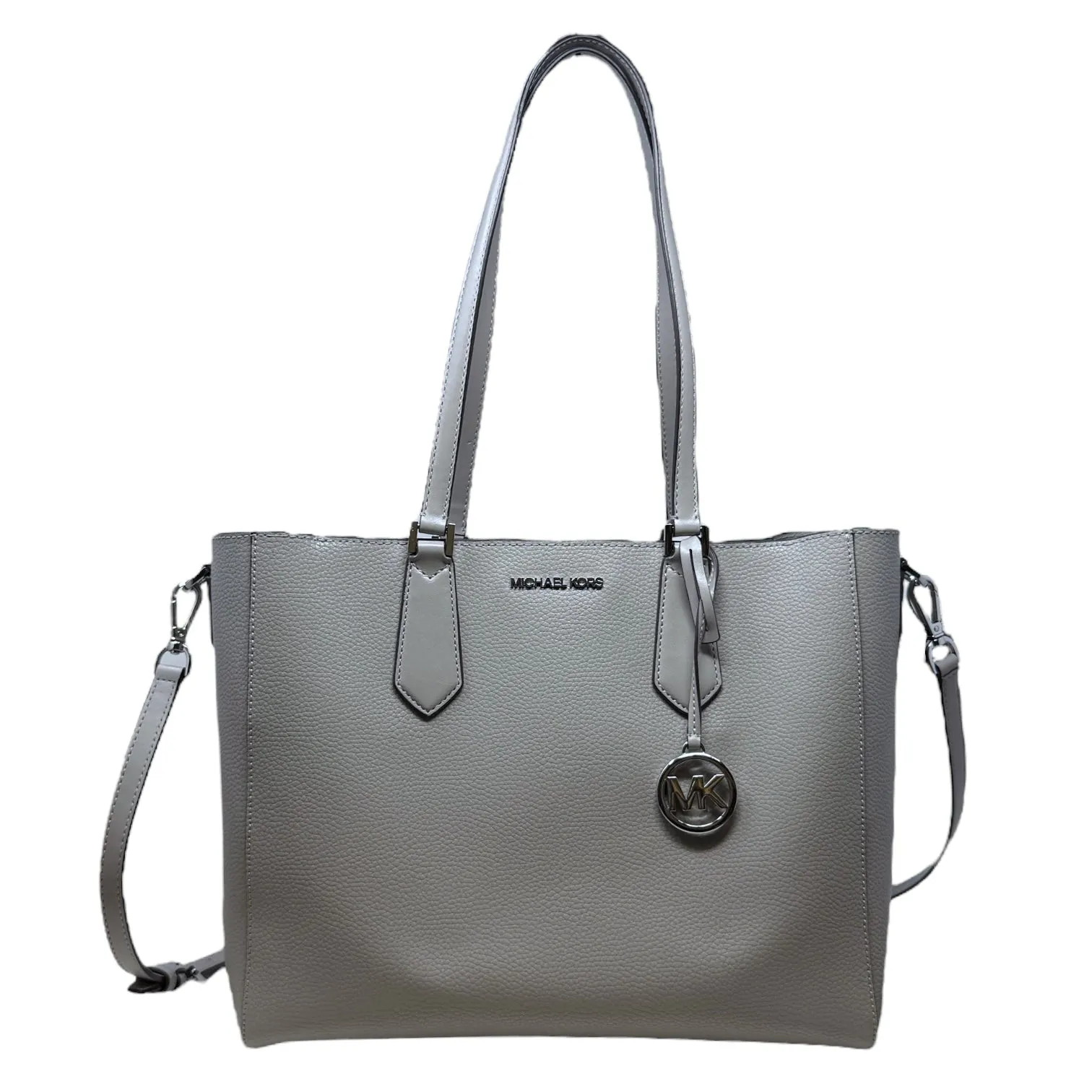Kimberly Large Pebbled Leather and Logo 3-in-1 Tote Bag Set By Michael Kors, Size: Large