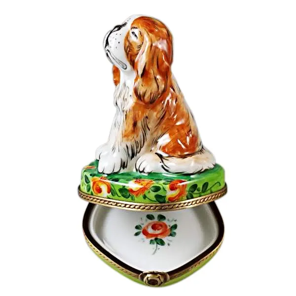 King Charles Spaniel Limoges Limoges Boxes collectors shop