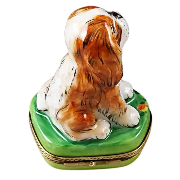 King Charles Spaniel Limoges Limoges Boxes collectors shop