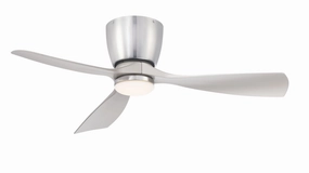 Klinch 44 44"Ceiling Fan Brushed Nickel Huggers FANS outlet store
