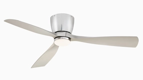Klinch 52 52"Ceiling Fan Brushed Nickel Huggers FANS outlet store