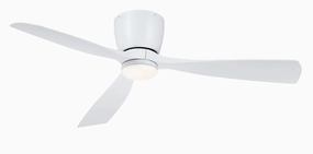 Klinch 52 52"Ceiling Fan Matte White Huggers FANS outlet store
