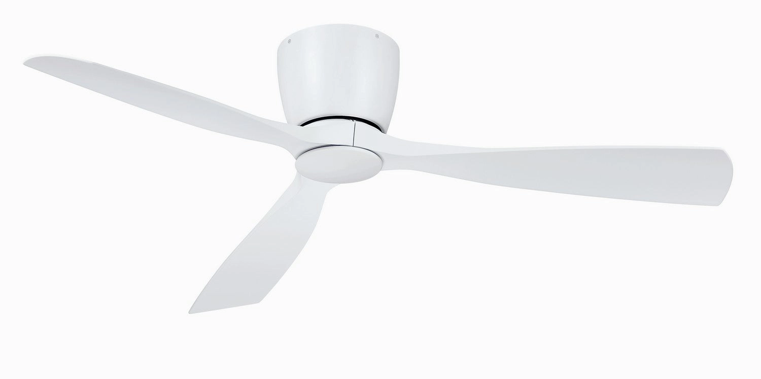 Klinch 52 52"Ceiling Fan Matte White Huggers Fans low price shop