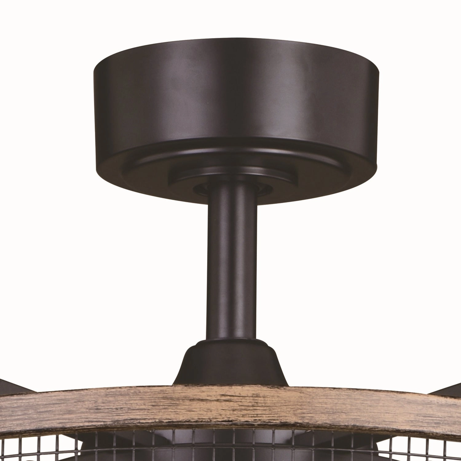 Kodiak 21"Ceiling Fan Black and Burnished Teak Fandeliers at discount prices