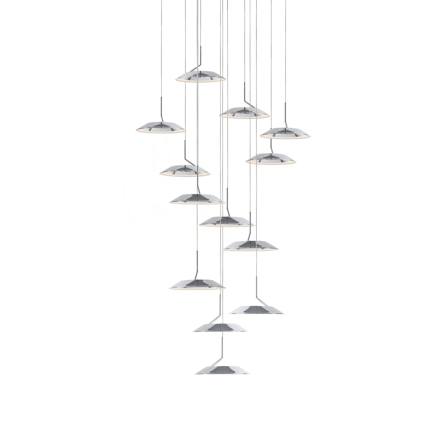 Koncept Royyo RYP-C13-SW-CRM Chandelier Light - Chrome Affordable Chandeliers for home