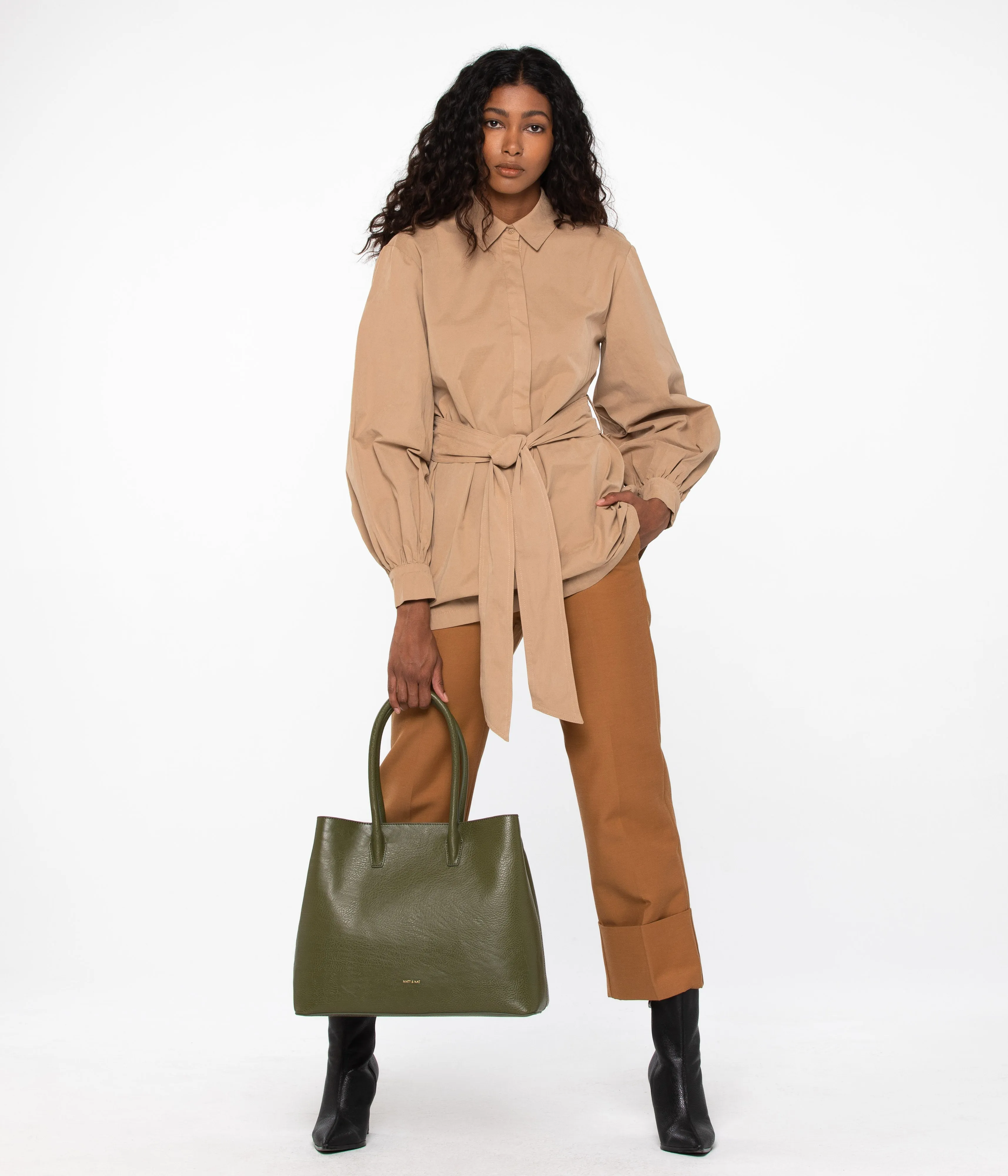 KRISTA Vegan Satchel - Dwell