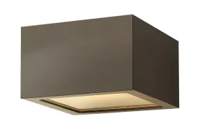 Kube LED Flush Mount in Bronze Cheap Low Ceiling Lighting