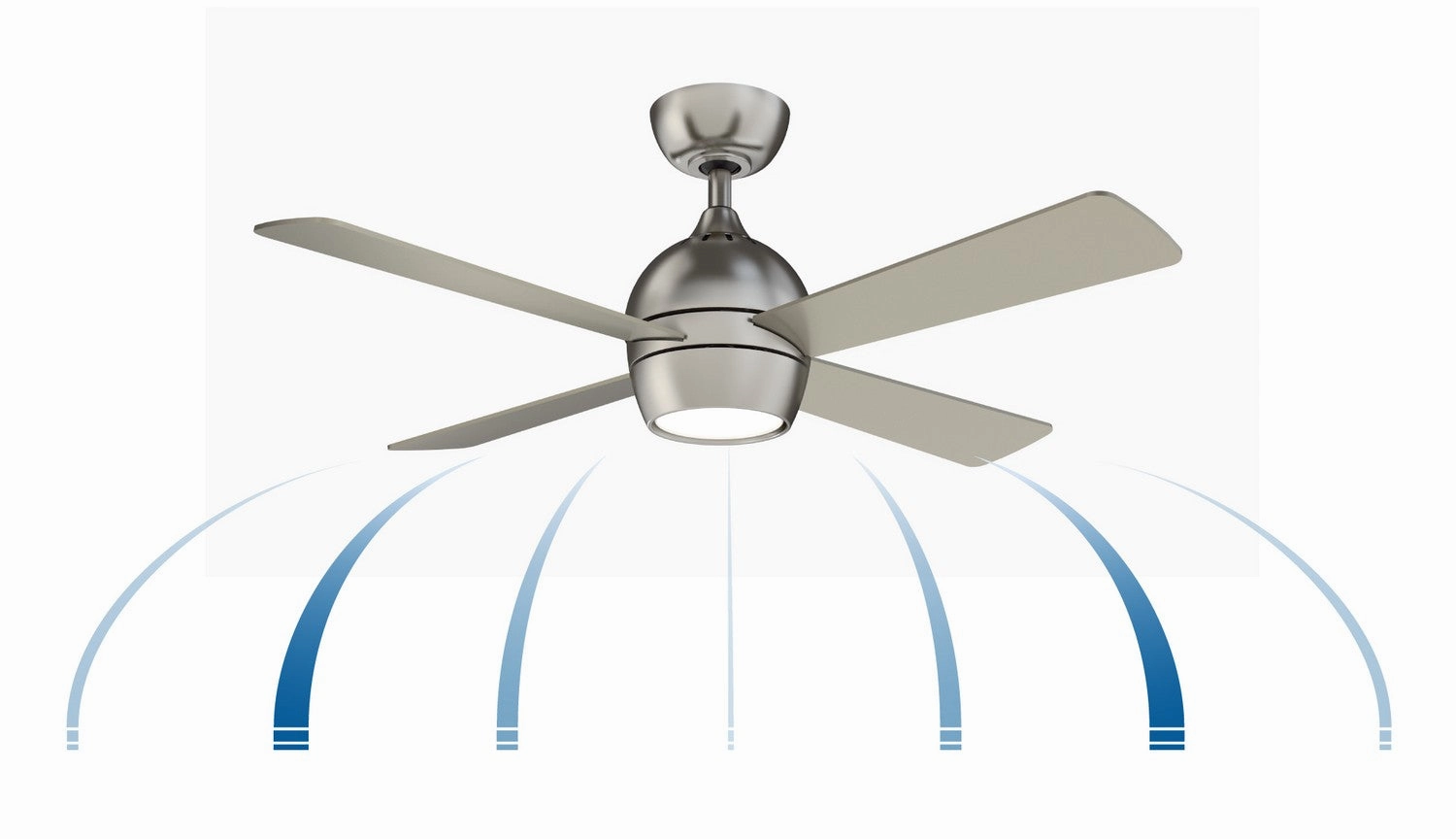 Kwad 44 44"Ceiling Fan Brushed Nickel Small Fans for less