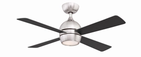 Kwad 44 44"Ceiling Fan Brushed Nickel Small Fans FANS clearance