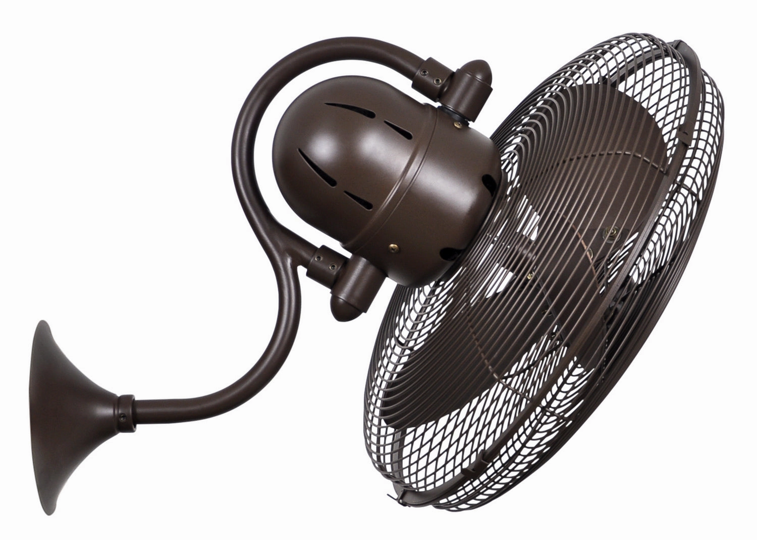 Laura 16"Wall Fan Textured Bronze Small Room Fans sale