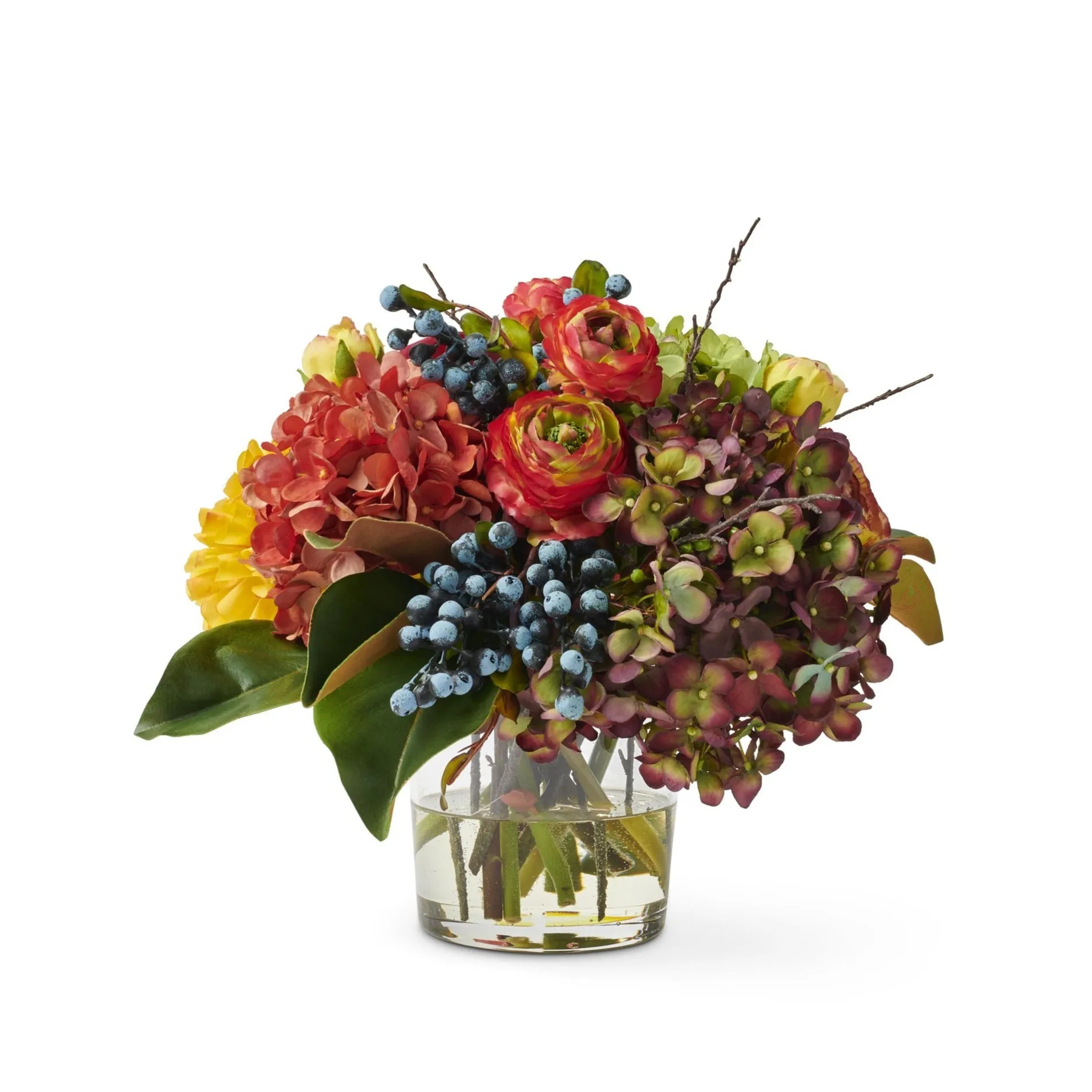 Laurelhurst Hydrangeas & Roses Faux Florals Wreaths hot price