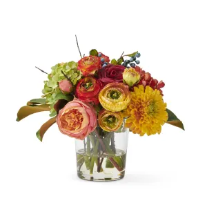 Laurelhurst Hydrangeas & Roses Artificial Flowers Spring Refresh