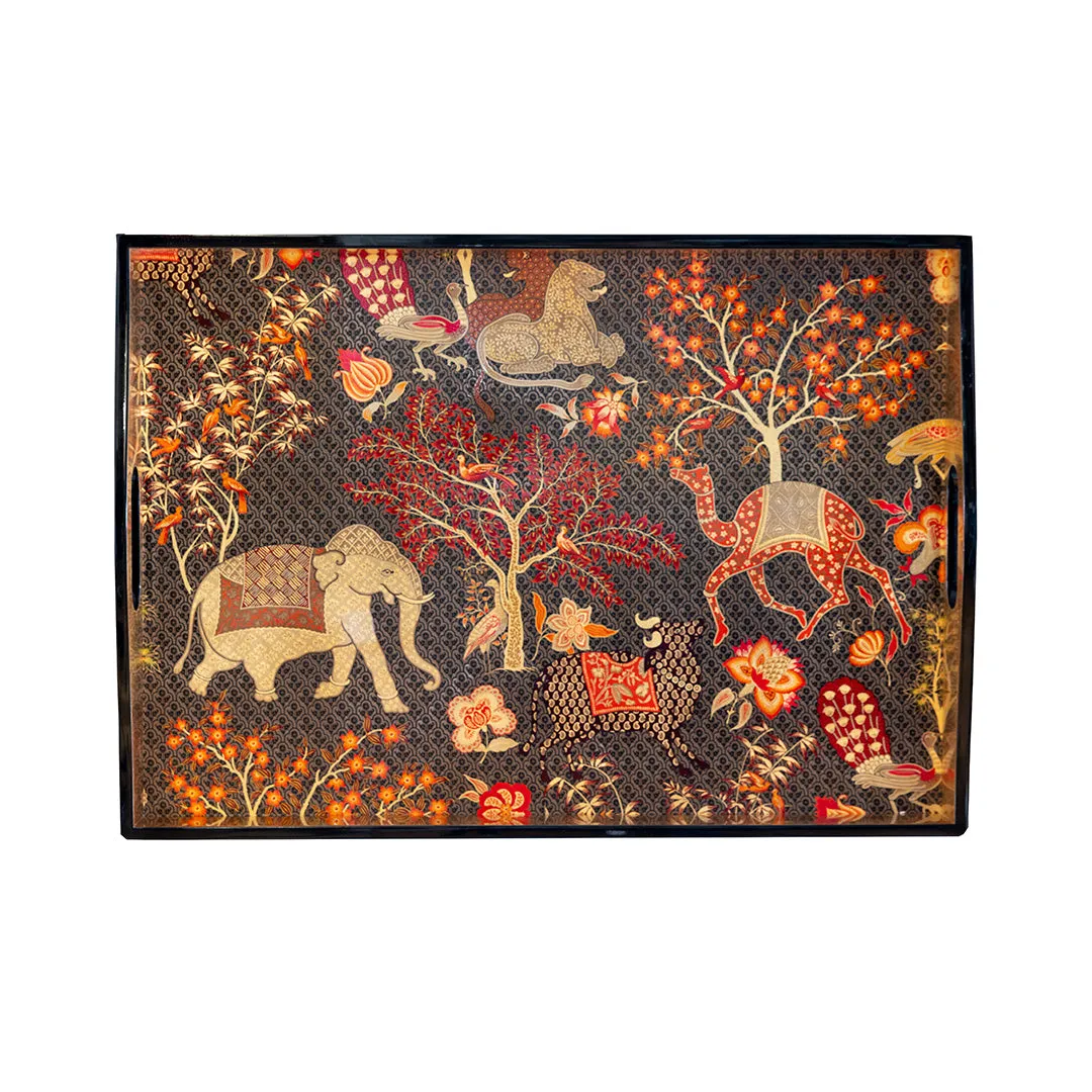 Le Jardin de Mysore Lacquer Tray Trinket Trays & Boxes cheap