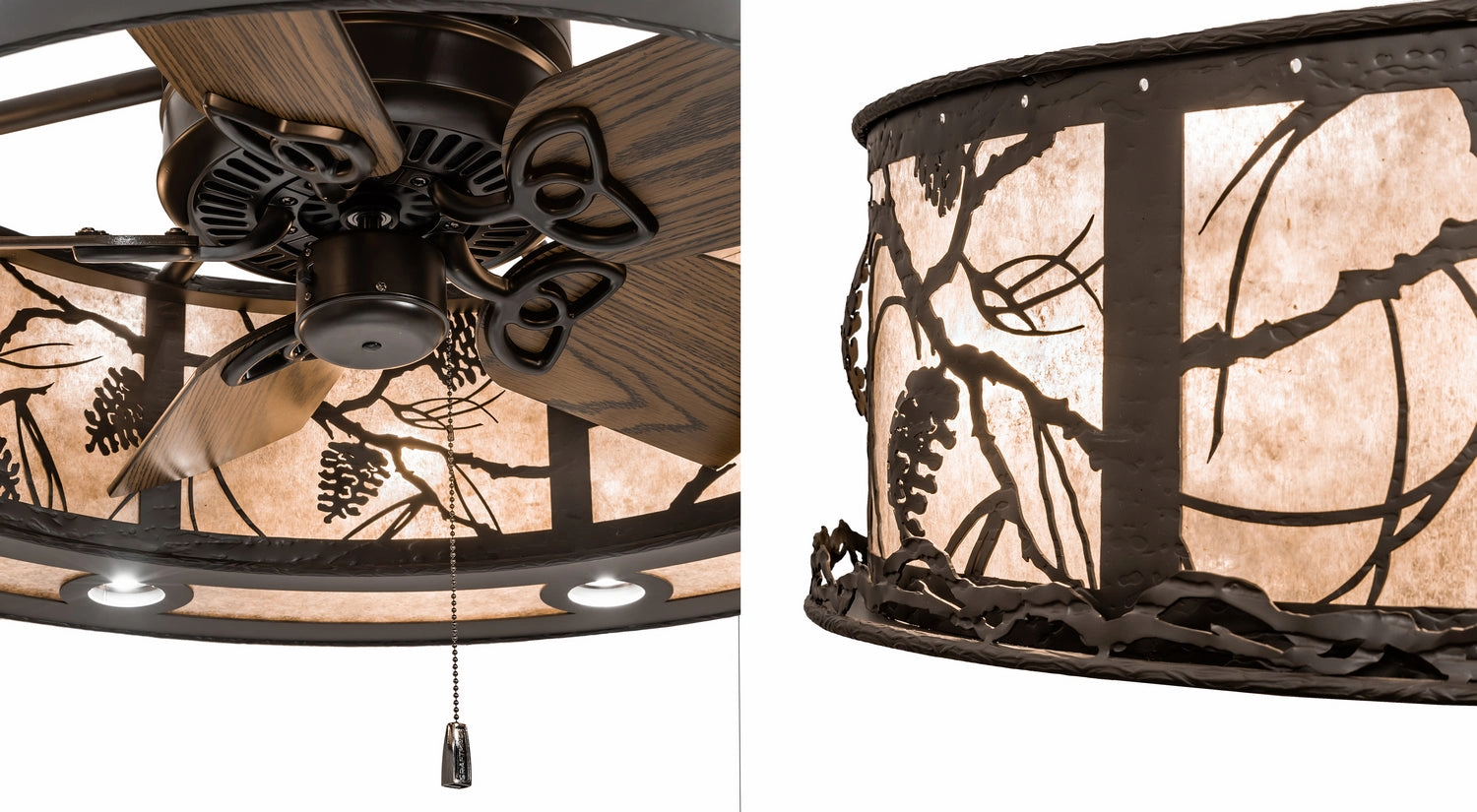 LED Chandel-Air Fandeliers at discount prices