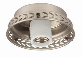 LED Fitter in Brushed Satin Nickel Outdoor Ceiling Fans discount