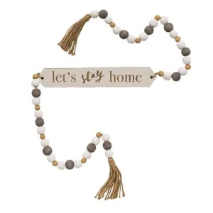 *Let's Stay Home Beaded Banner Affordable Holiday Accessories