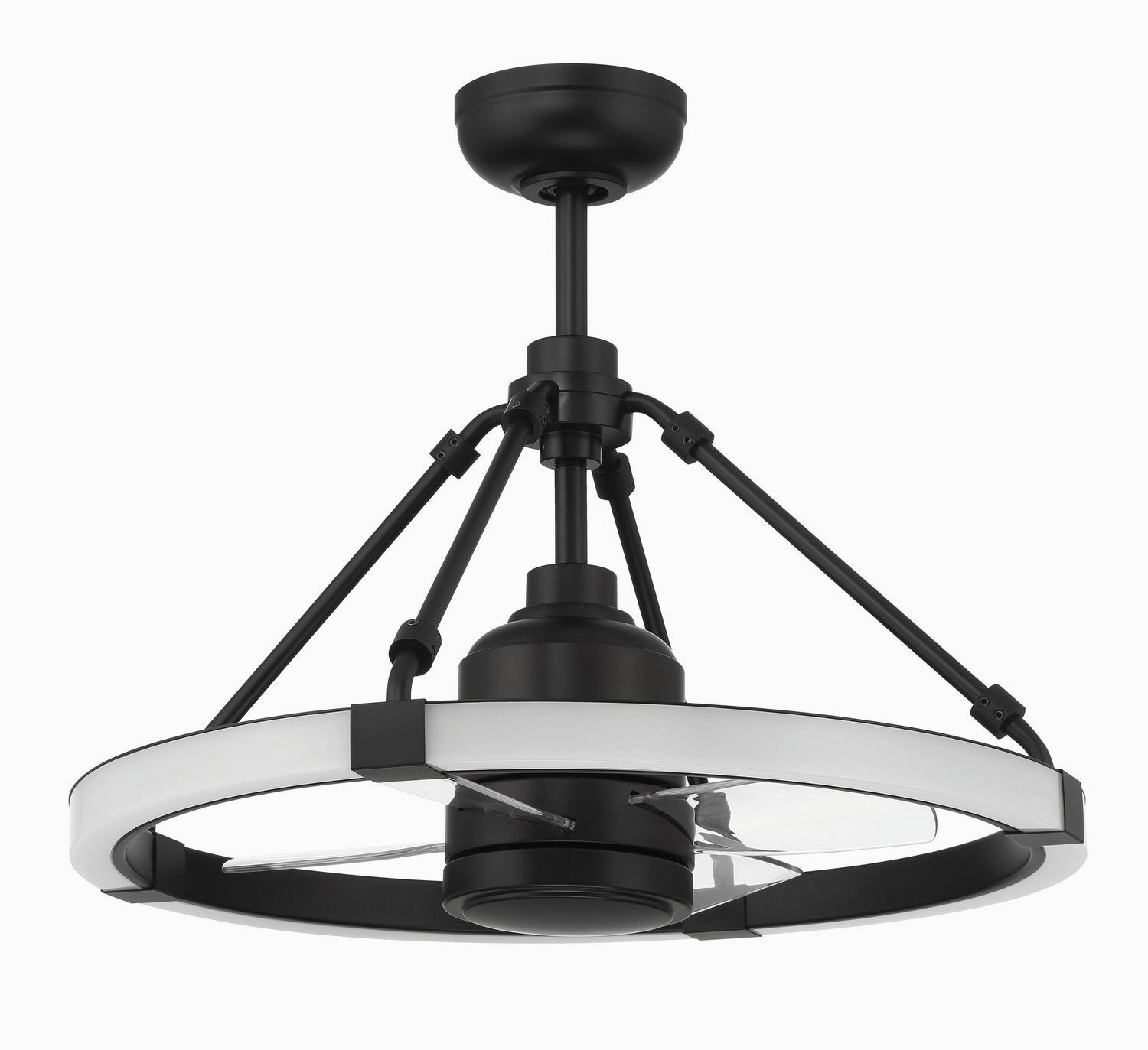 Levy 19"Ceiling Fan Flat Black Fandeliers FANS on sale now