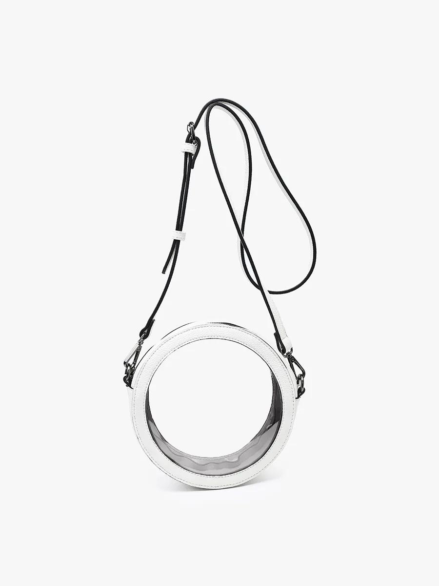 Lilibet Vegan Clear Circ Crossbody