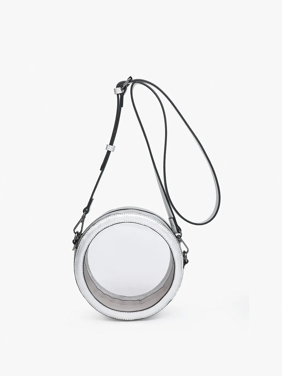 Lilibet Vegan Clear Circ Crossbody