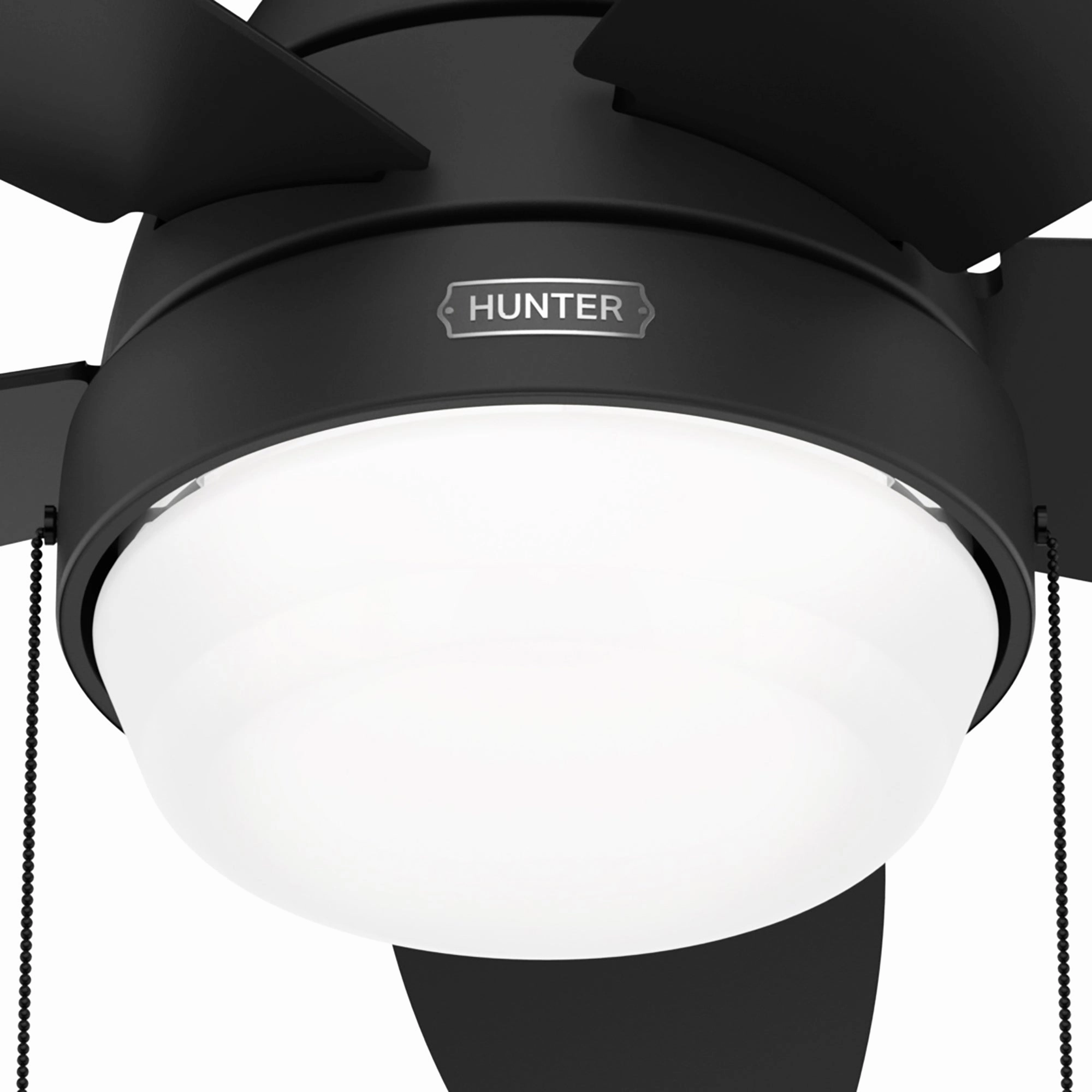 Lilliana 44"Ceiling Fan Matte Black Mini Ceiling Fans promo
