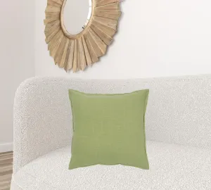 Lime Green Flange Edged Modern Throw Pillow Throw Pillows home accents sale