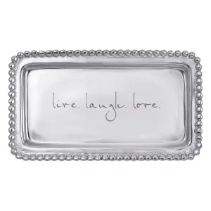 Live. Laugh. Love. Beaded Tray Jewelry Trays Organizer Pack