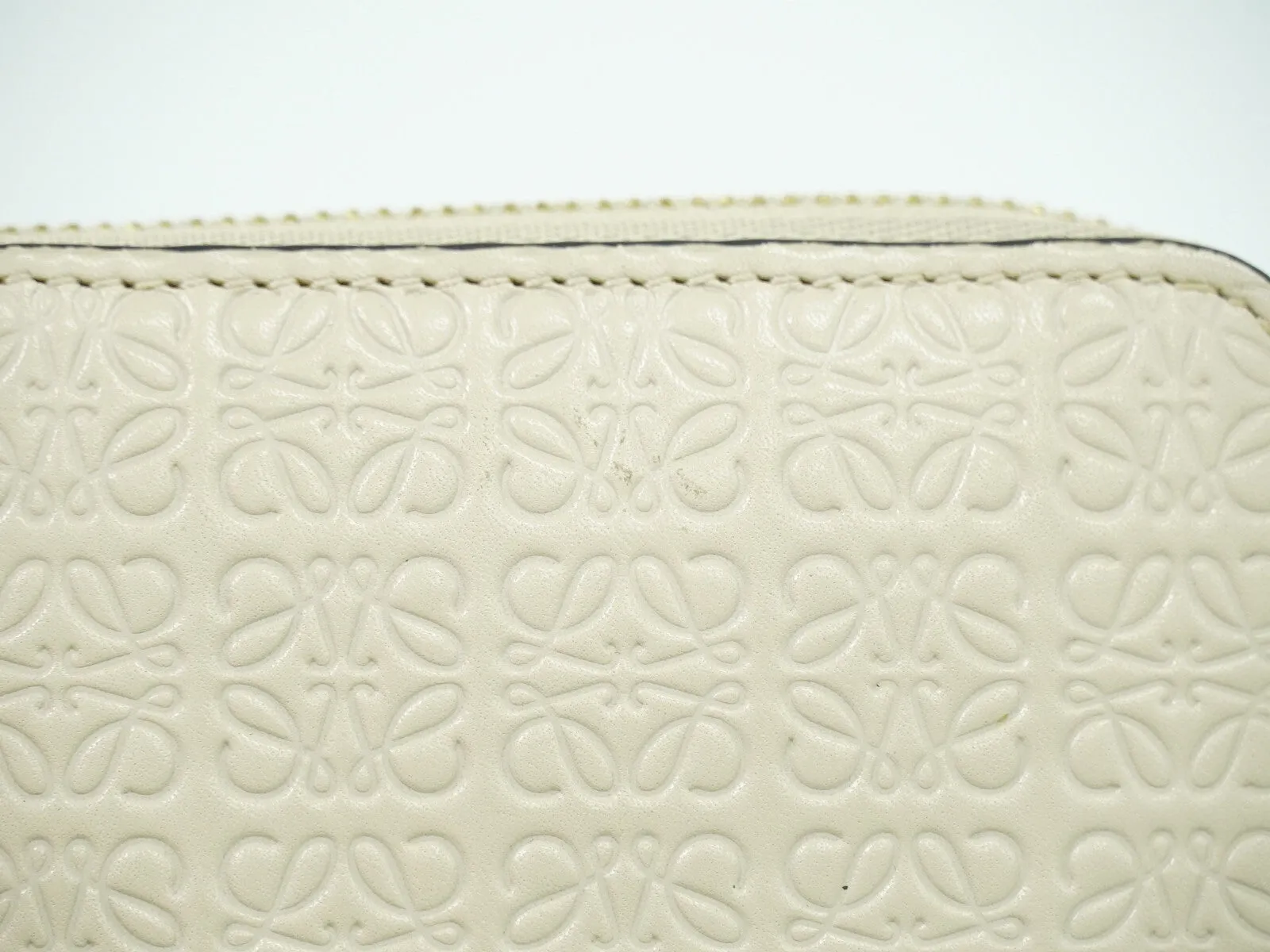 Loewe Repeat Zip Around Wallet Leather Wallet (Pre-Owned)