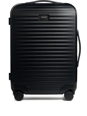 Logo-Patch Trolley Bag