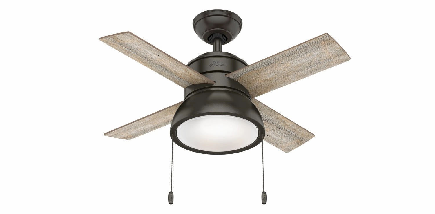 Loki 36"Ceiling Fan Noble Bronze Small Room Fans sale