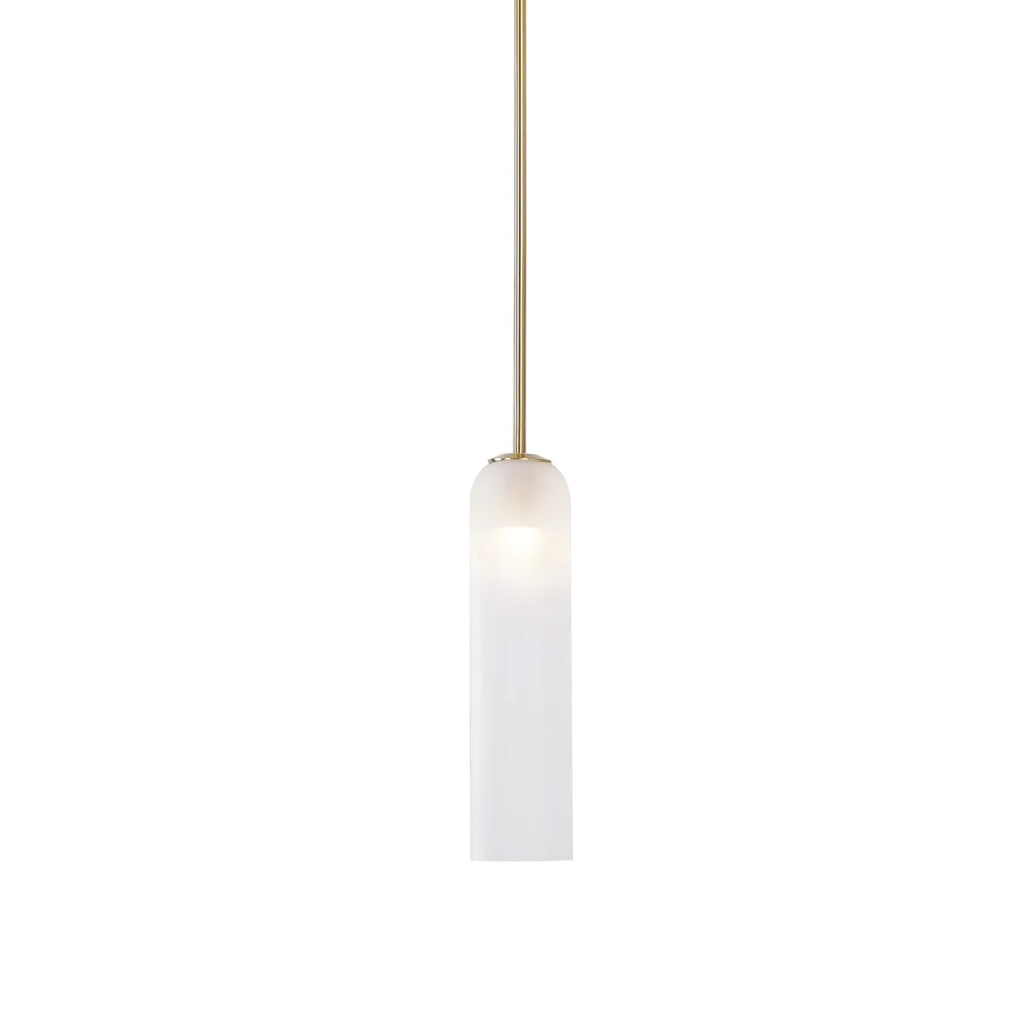 Long Tube Glass Pendant Light