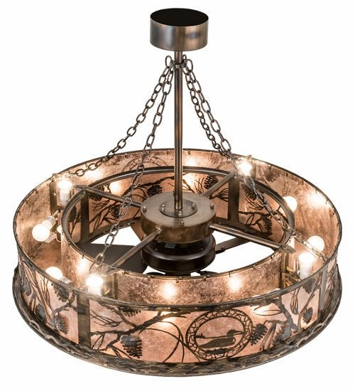 Loon 16 Light Chandel-Air Fandeliers at discount prices