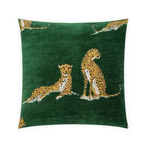 Los Gatos Pillow, Emerald Throw Pillows Cozy Upgrade