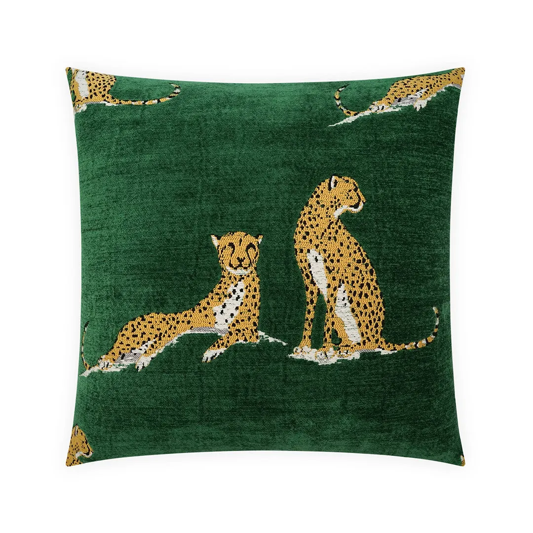 Los Gatos Pillow, Emerald Throw Pillows Cozy Upgrade