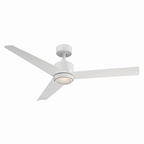 Lotus 54"Ceiling Fan Matte White Exterior Fans FANS limited time offer