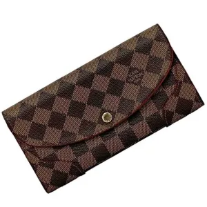 Louis Vuitton Cerise Damier Canvas Color Damier Canvas Long Wallet (Bi-Fold) (Pre-Owned)