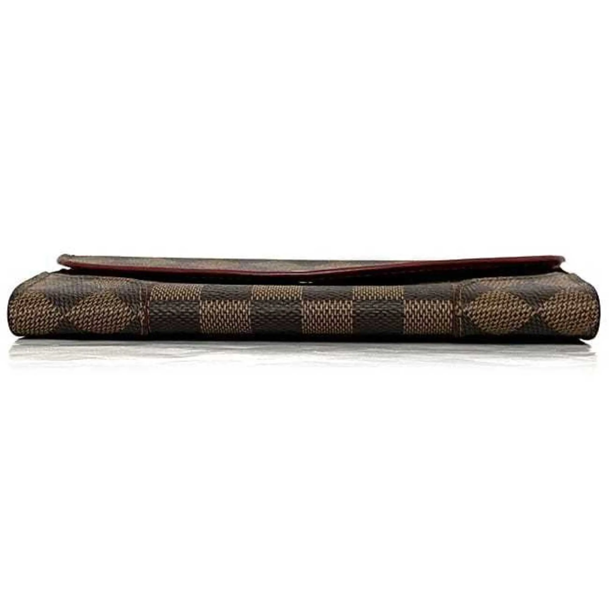 Louis Vuitton Cerise Damier Canvas Color Damier Canvas Long Wallet (Bi-Fold) (Pre-Owned)