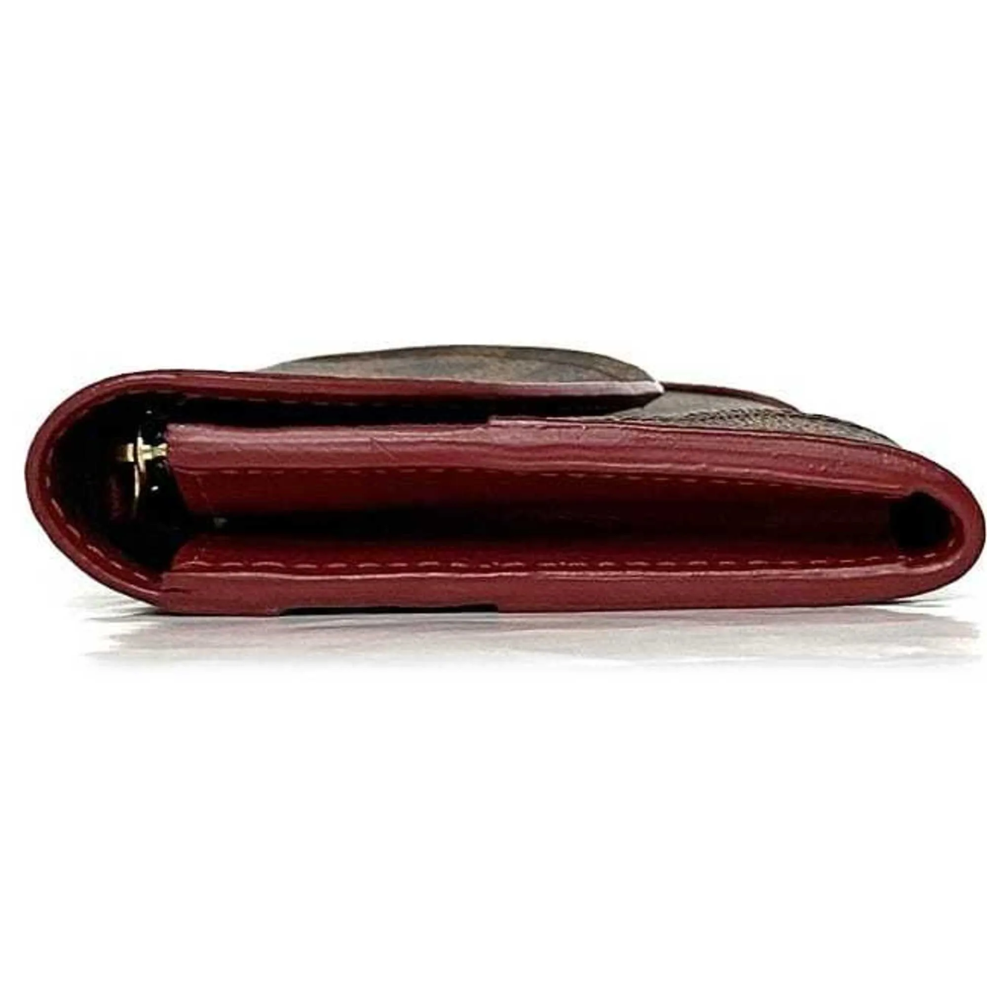 Louis Vuitton Cerise Damier Canvas Color Damier Canvas Long Wallet (Bi-Fold) (Pre-Owned)