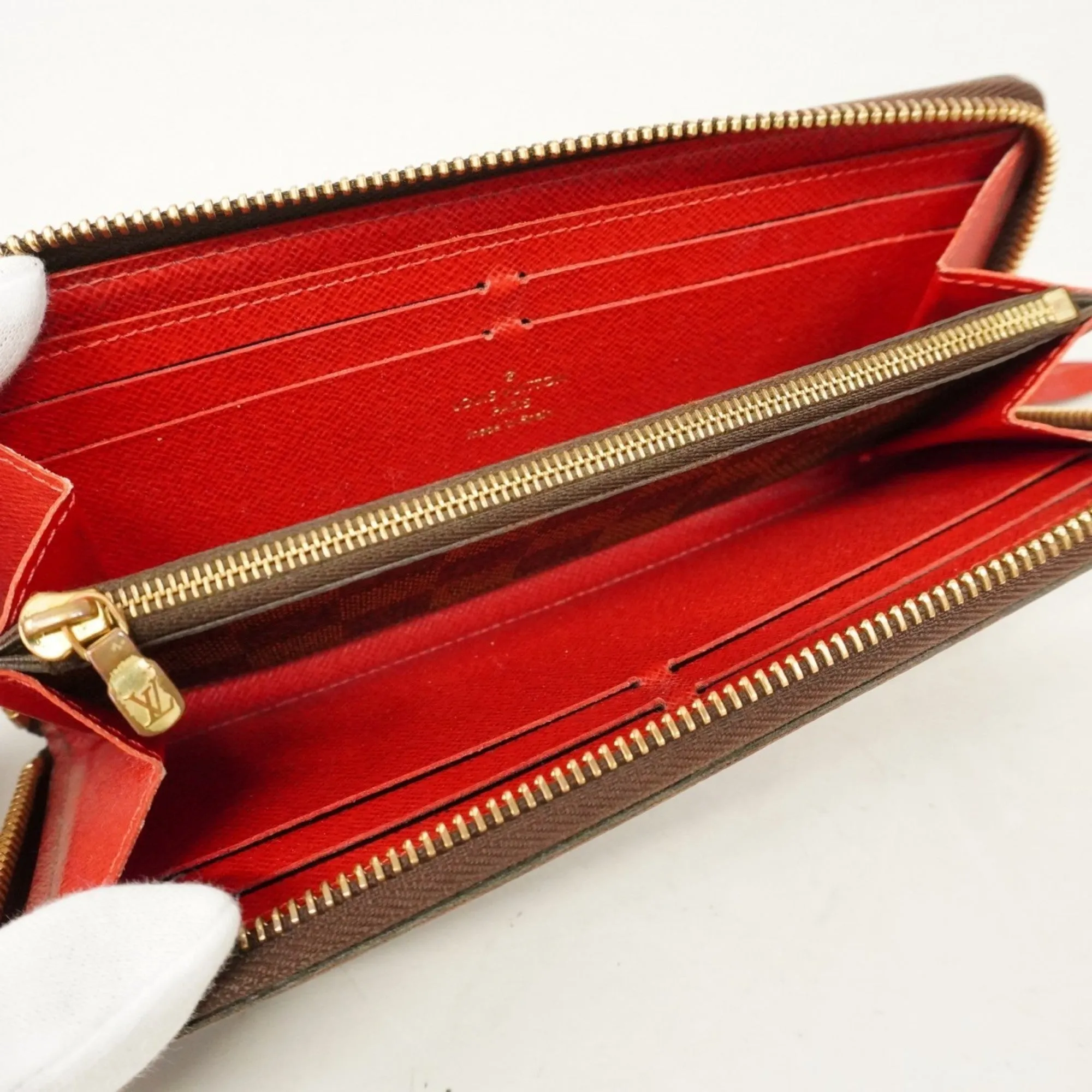Louis Vuitton Cerise Ebene Long Wallet (Bi-Fold) (Pre-Owned)