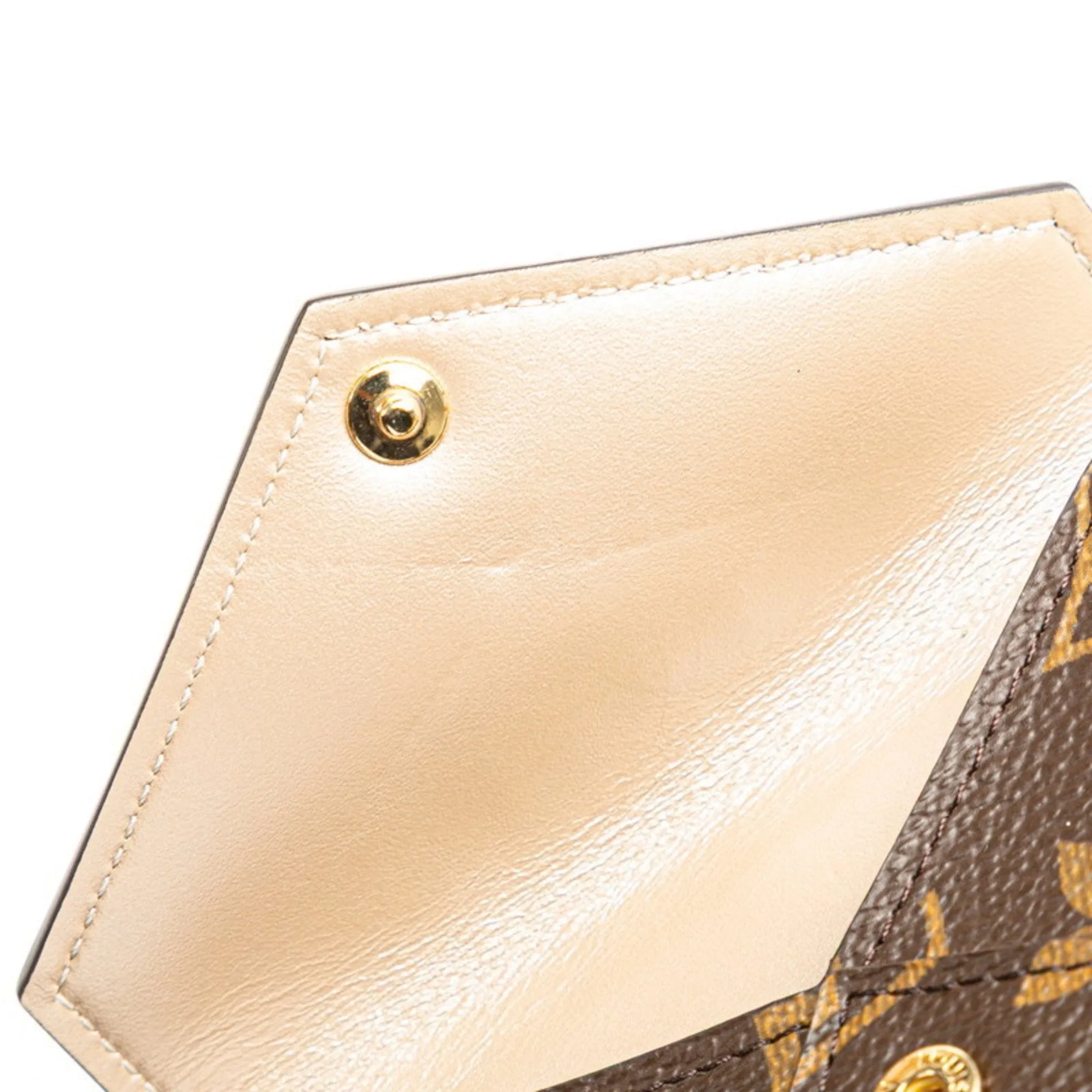 Louis Vuitton Champagne gold Pvc Leather Wallet (Bi-Fold) (Pre-Owned)