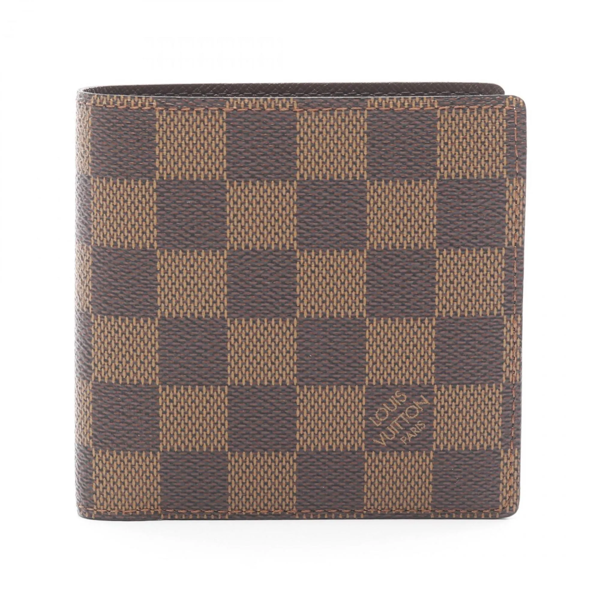 Louis Vuitton Coated Canvas Damier Canvas Pvc Wallet (Bi-Fold) (Pre-Owned)