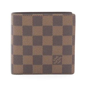 Louis Vuitton Coated Canvas Damier Canvas Pvc Wallet (Bi-Fold) (Pre-Owned)